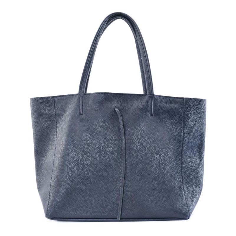 Sac a sales main bleu canard