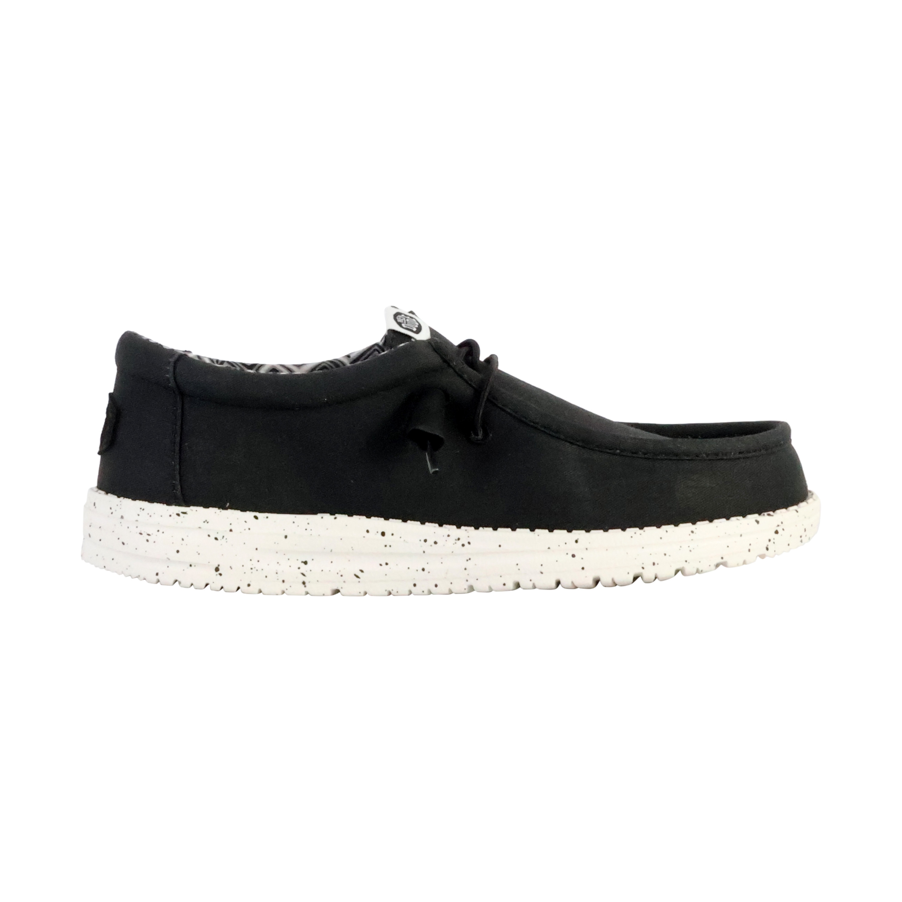 Moccassin à Lacets Wally Stretch Canvas, HEY