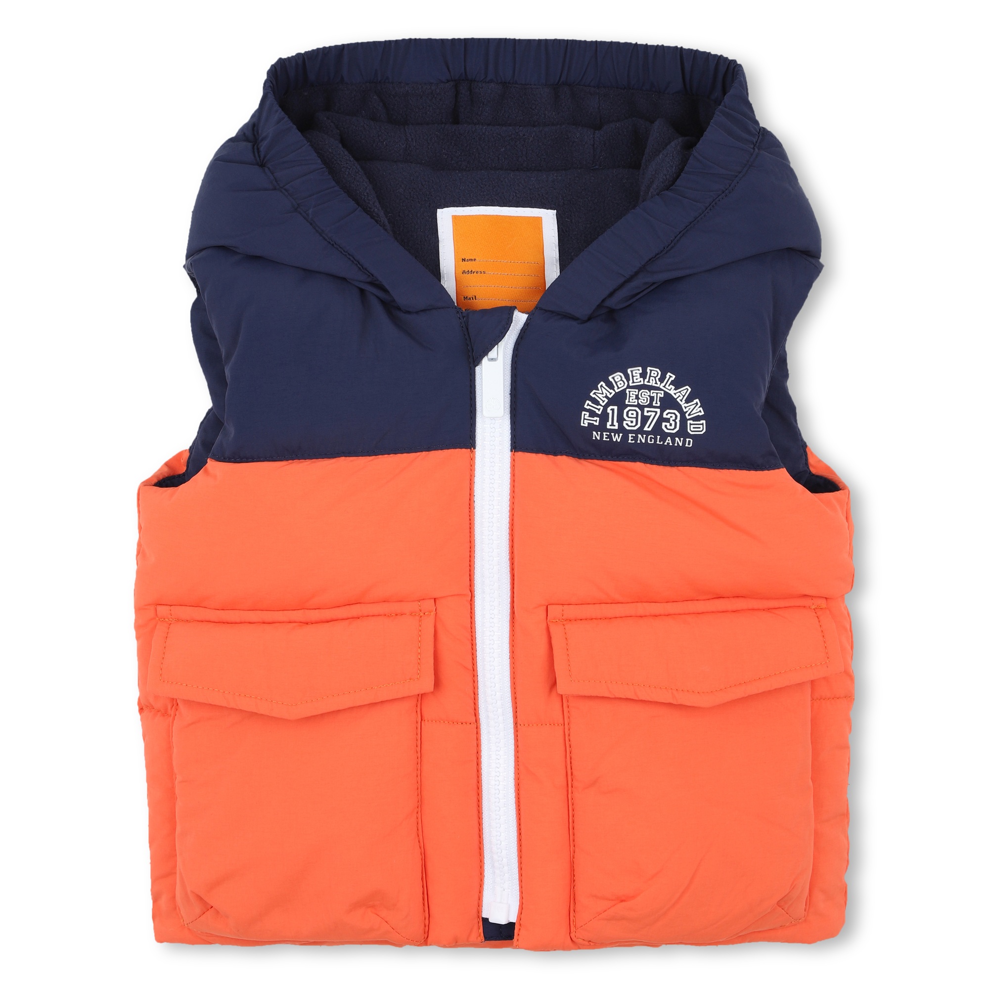 Veste en duvet sans manches avec capuche, TIMBERLAND