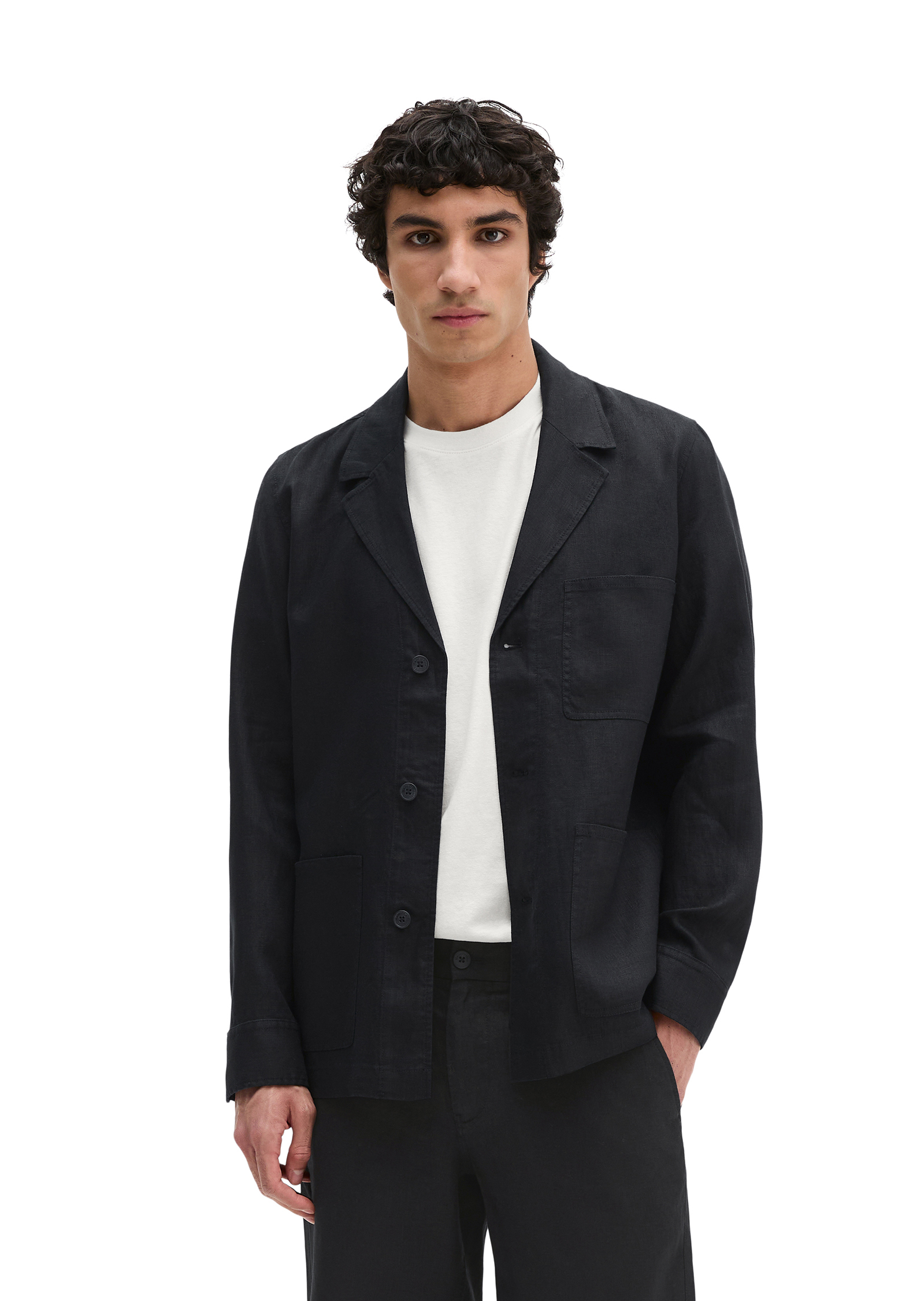 Survêtement style veste en pur lin, MARC O'POLO