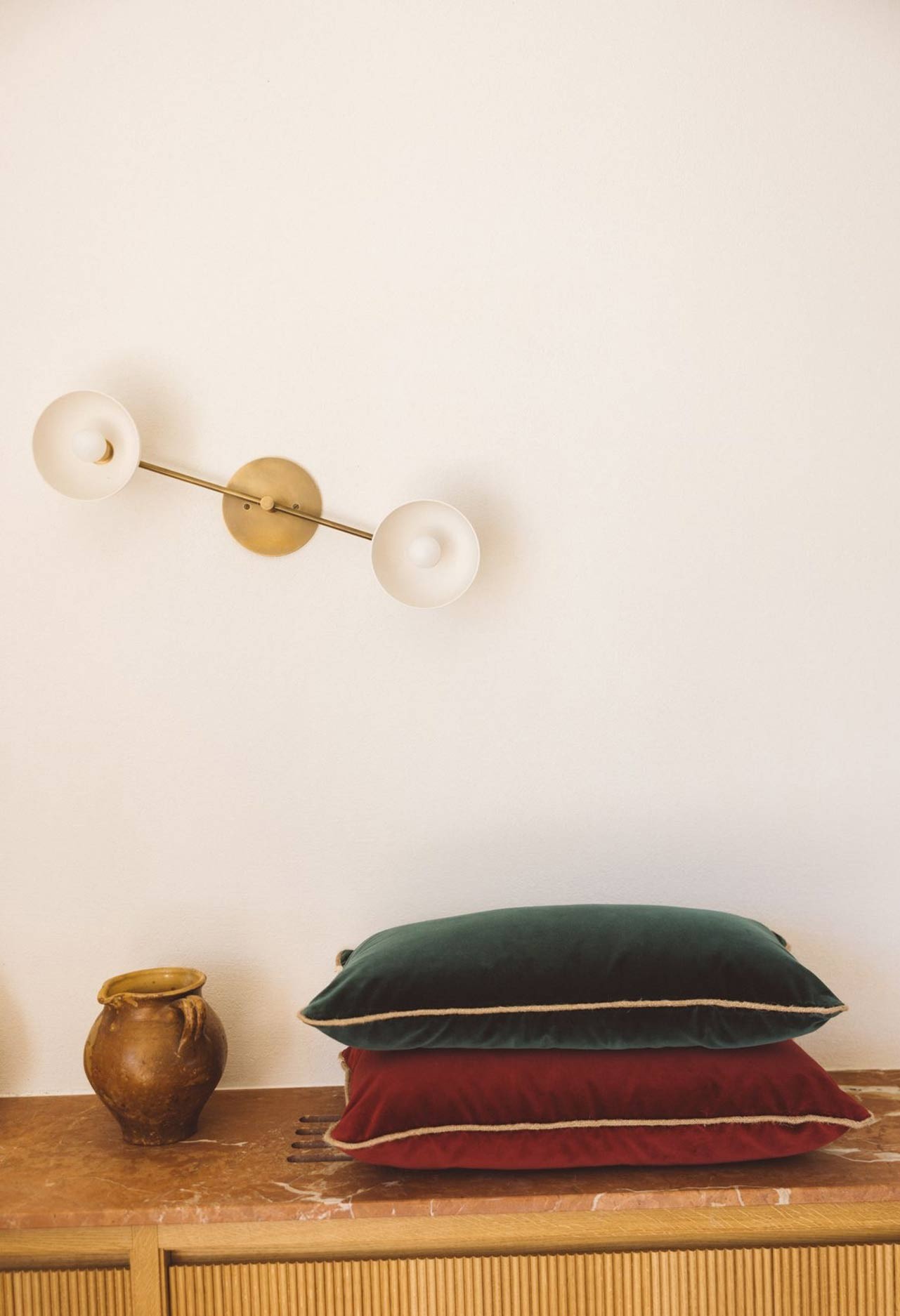 Housse de coussin en velours, Antigua, GABRIELLE PARIS