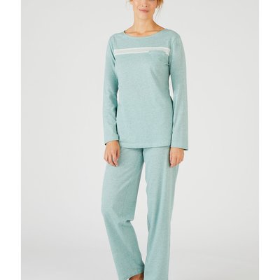 Pyjama en maille jersey, 50% polyester recyclé DAMART