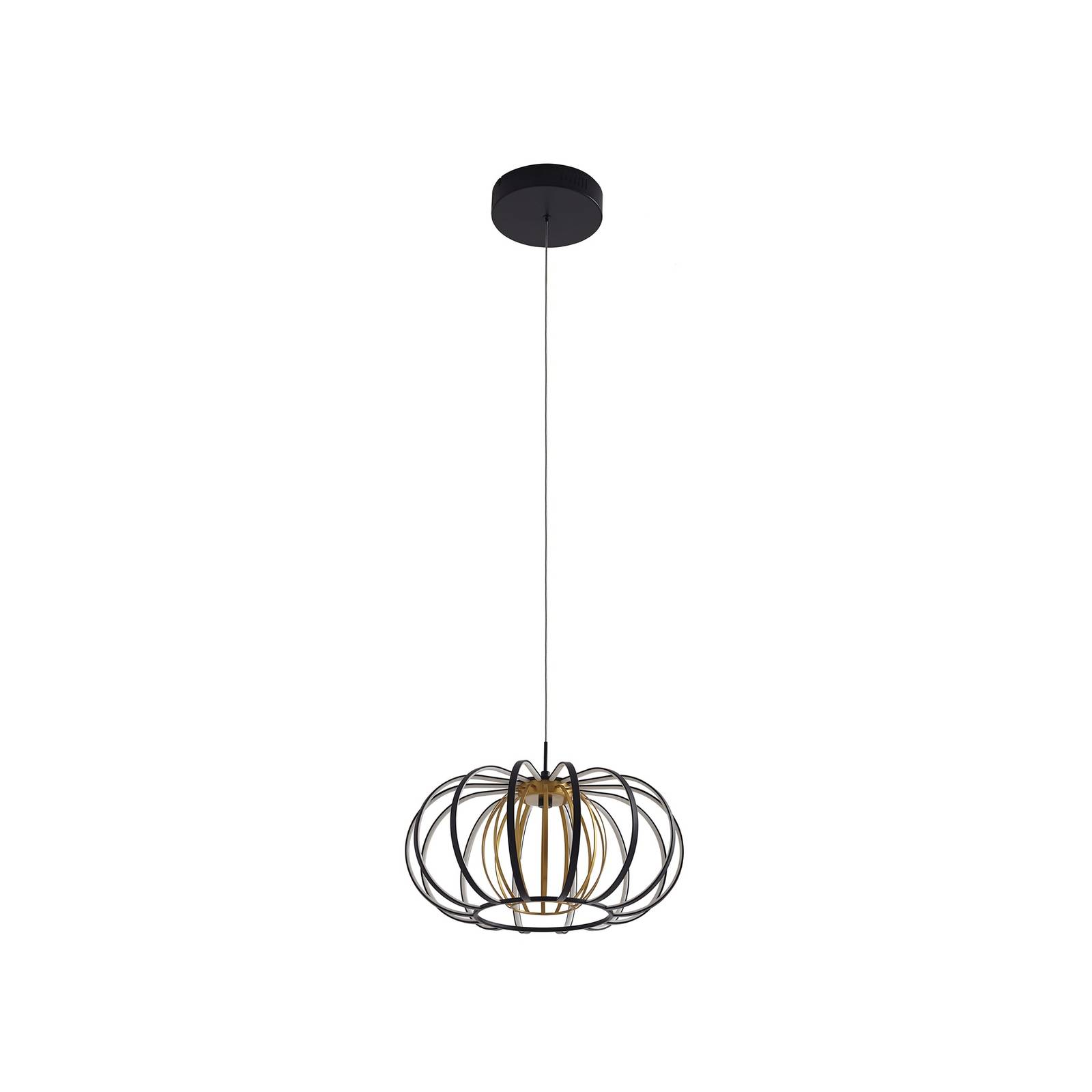 Suspension en métal moderneLED, Birger, LUCANDE