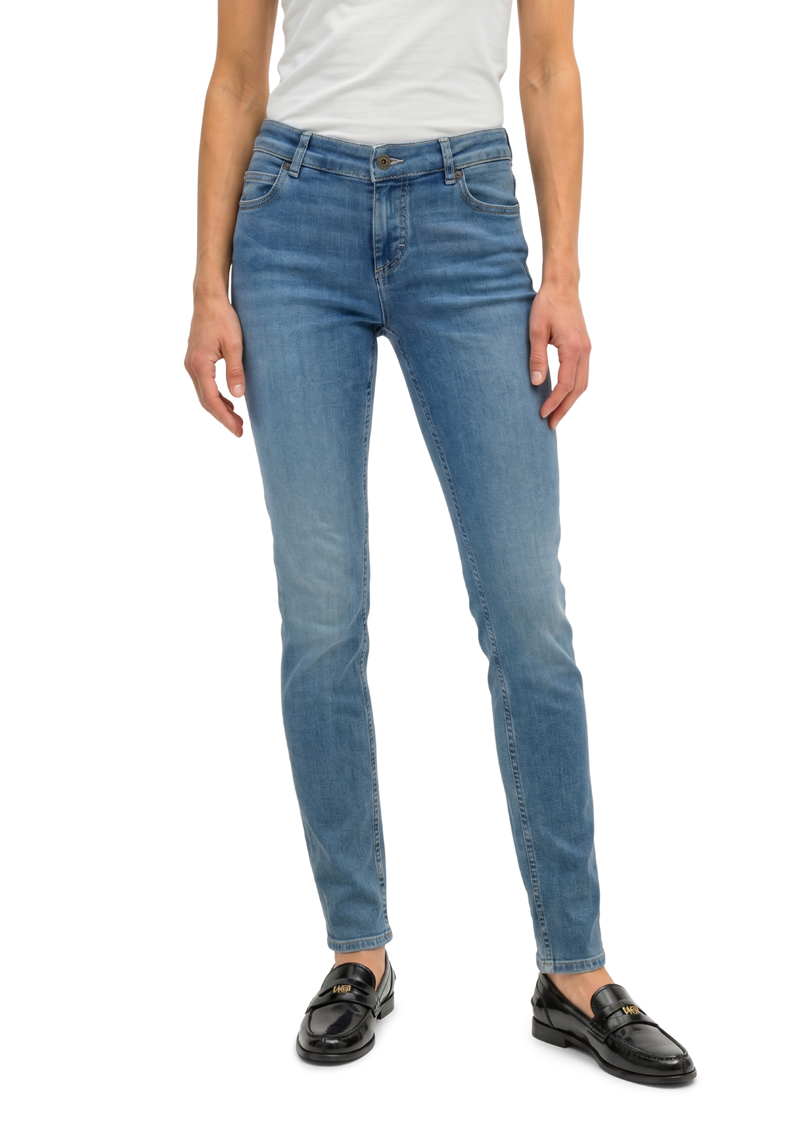 Jeans modèle Alby slim en Organic Cotton Stretch, MARC O'POLO