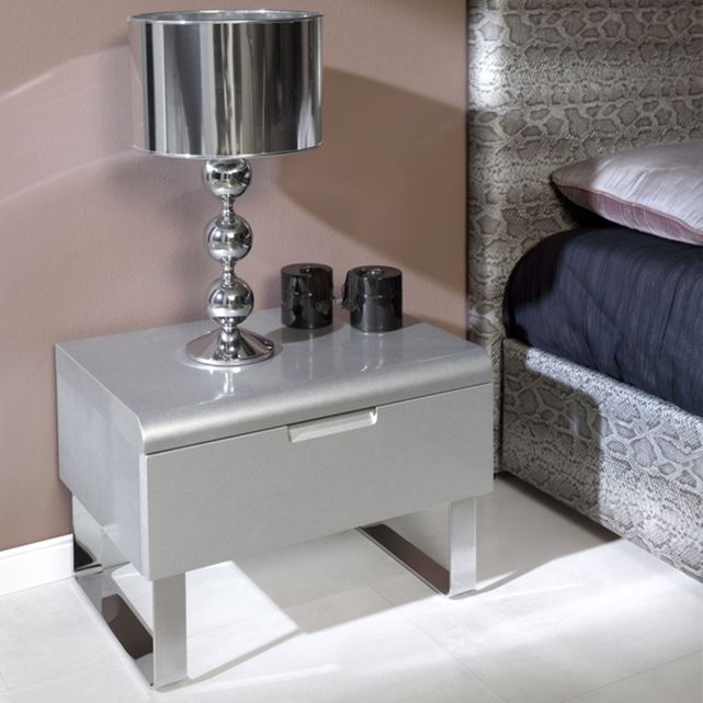 table de chevet contempo 60x39 1 tiroir par zendart selection