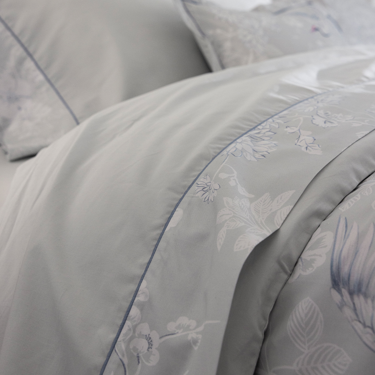 Drap plat en Coton, ENVOL, LE JACQUARD FRANCAIS