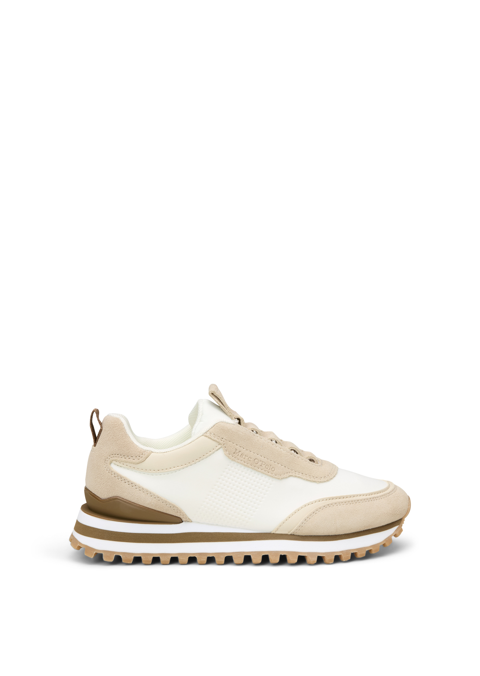 Baskets slip-on modèle Bjorna en cuir velours et néoprène, MARC O'POLO