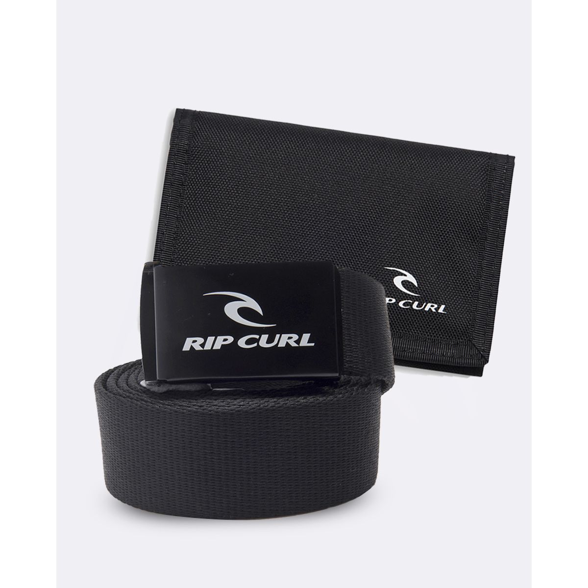 Wrong Merchandising Confidential Coffret cadeau portefeuille + ceinture black - noir Rip Curl | La Redoute