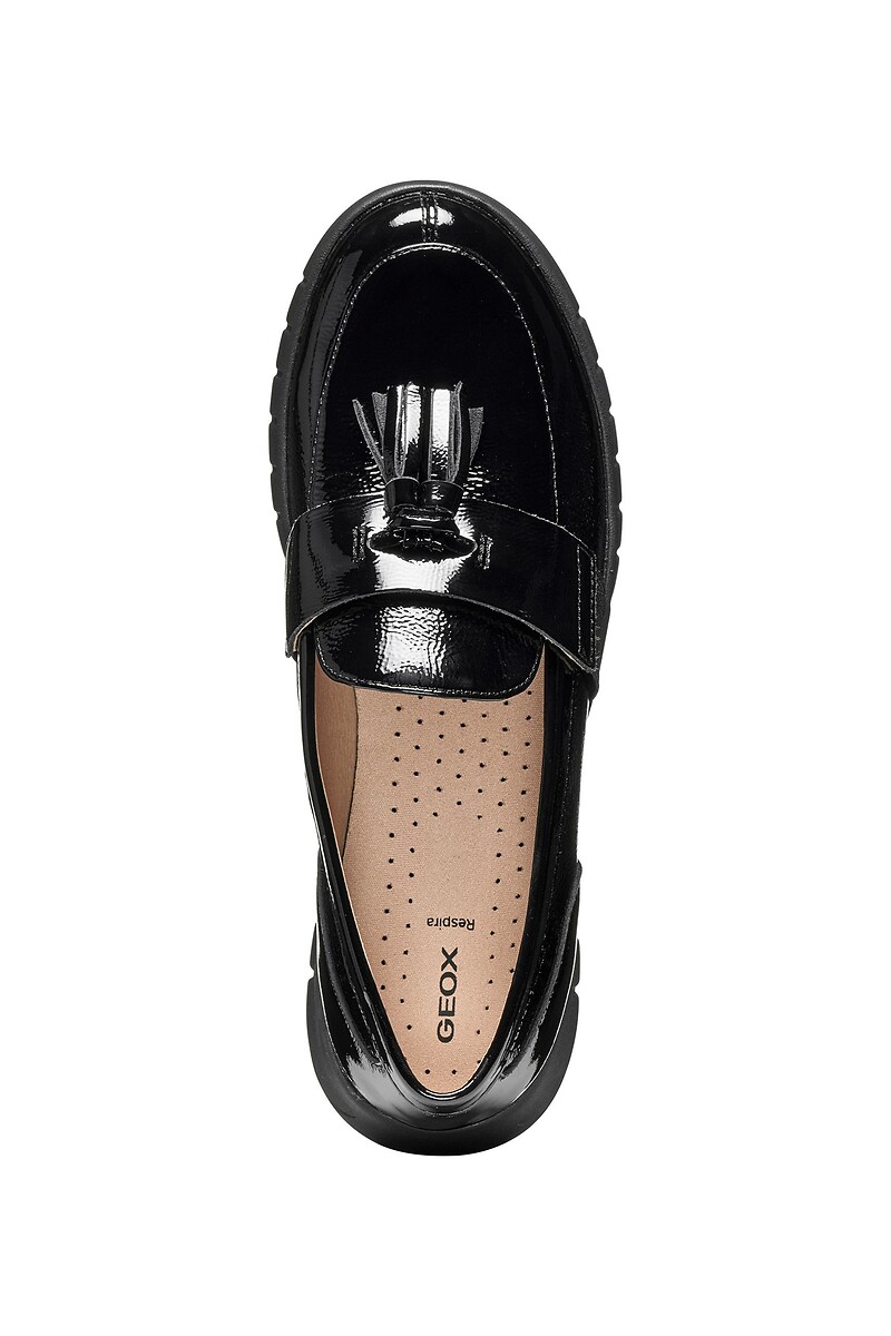 GEOX Mocasines de charol con cuña, FLEXTRIDE — photo 5