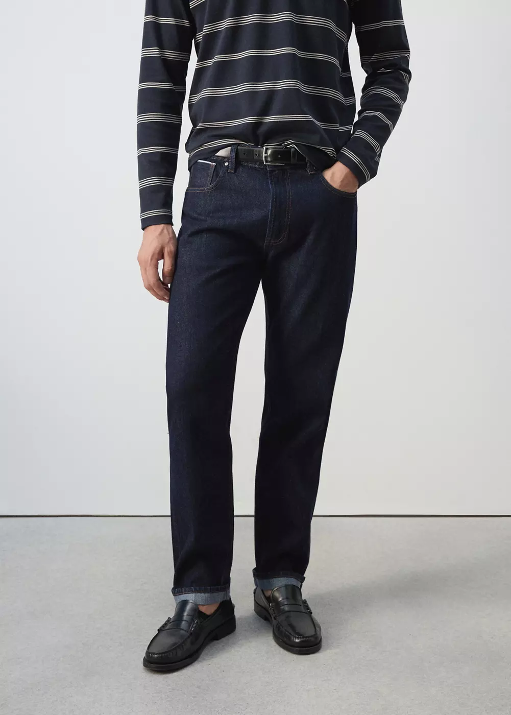 Jean Pola selvedge regular fit, MANGO MAN