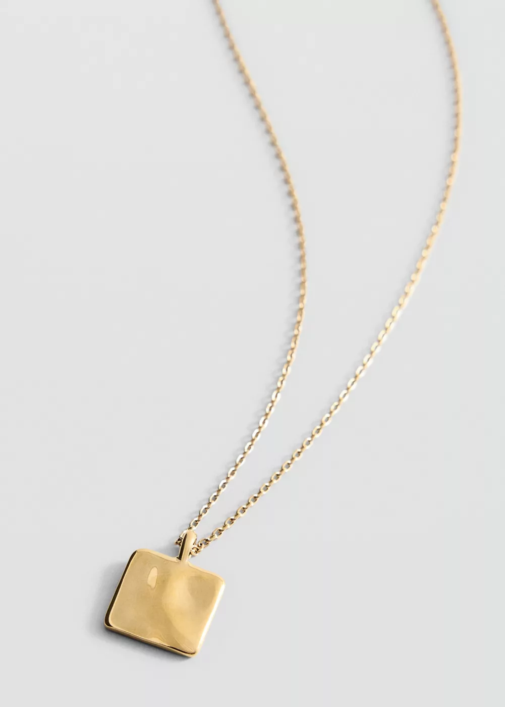 Collier pendentif en acier inoxydable, MANGO