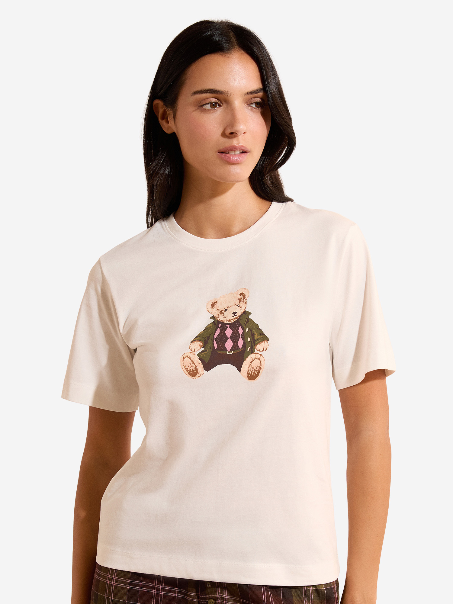 T-shirt avec motif en coton HYPSOS, ETAM