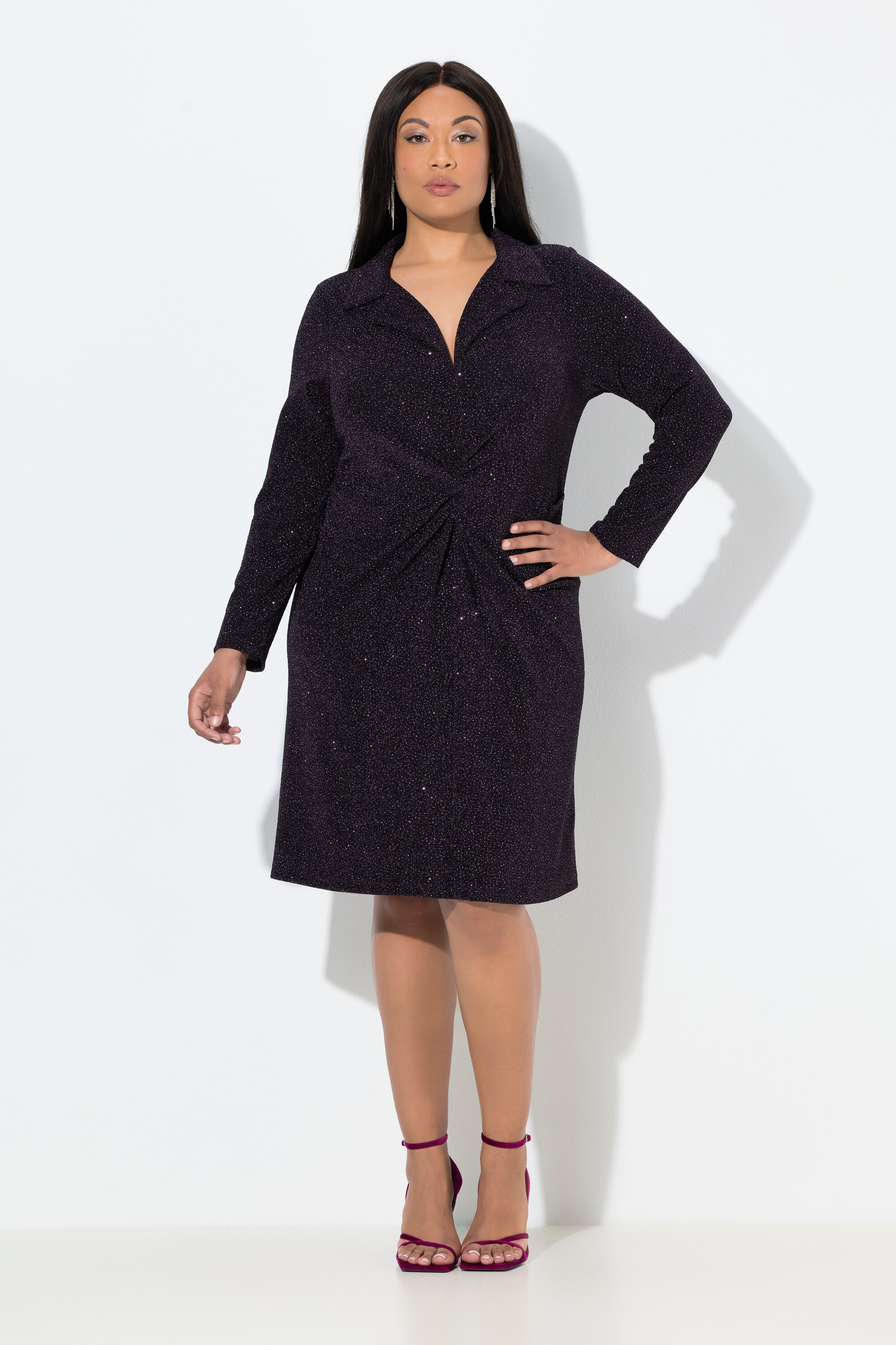 Robe en jersey pailleté, ULLA POPKEN
