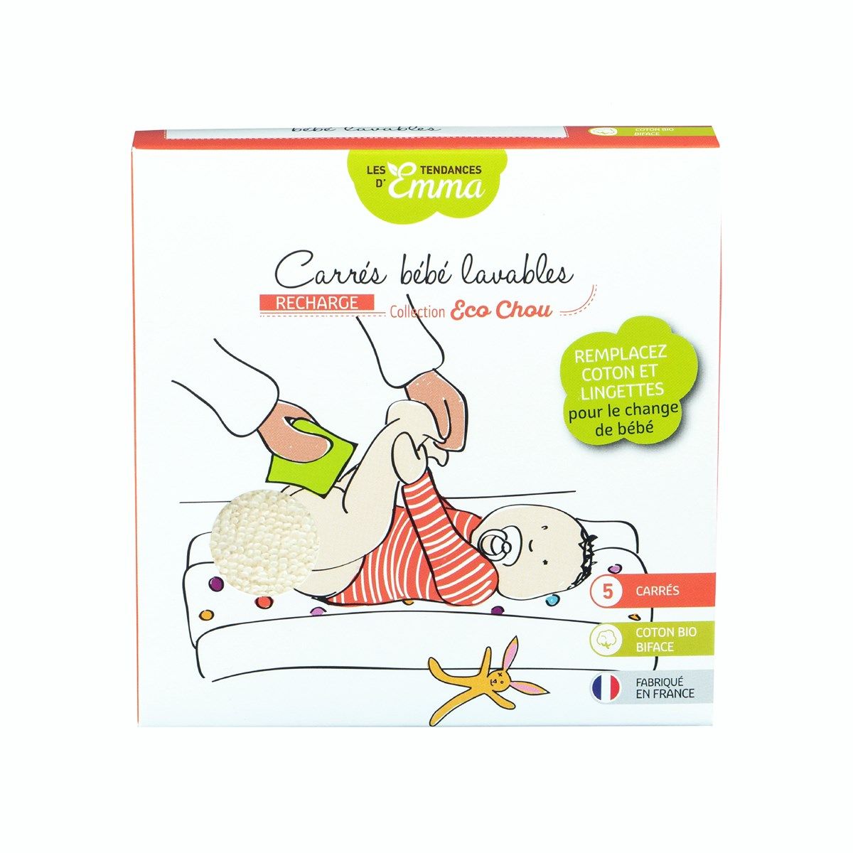 Lot De 5 Carres Bebes Lavables Coton Bio Biface Beige Clair Les Tendances D Emma La Redoute Lot De 5 Carres Bebes Lavables Coton Bio Biface Beige Clair Les Tendances D Emma La Redoute