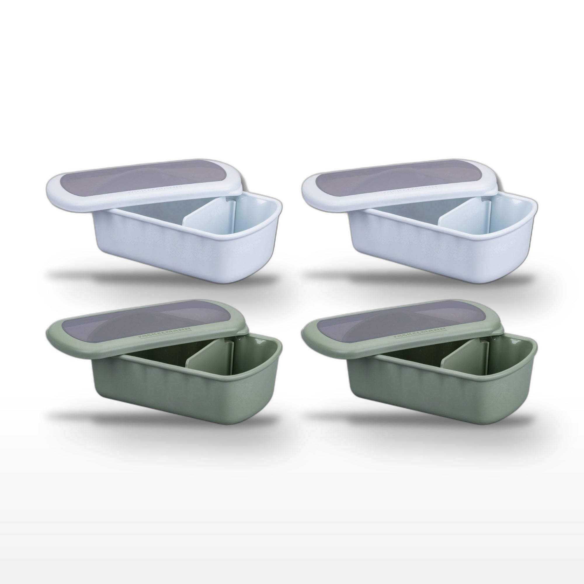 Lot de 4 lunch box 1L avec 4 ustensiles de cuisine STORAGE, FACKELMANN