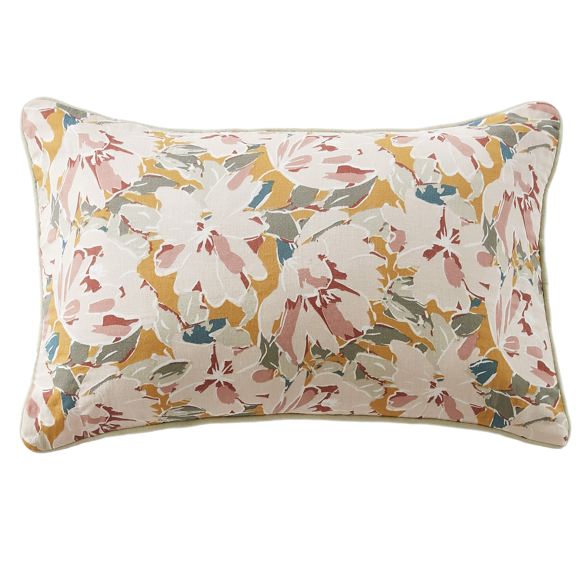 Coussin rectangulaire déhoussable 40x60 cm Gaze de Coton Garance, EDEN