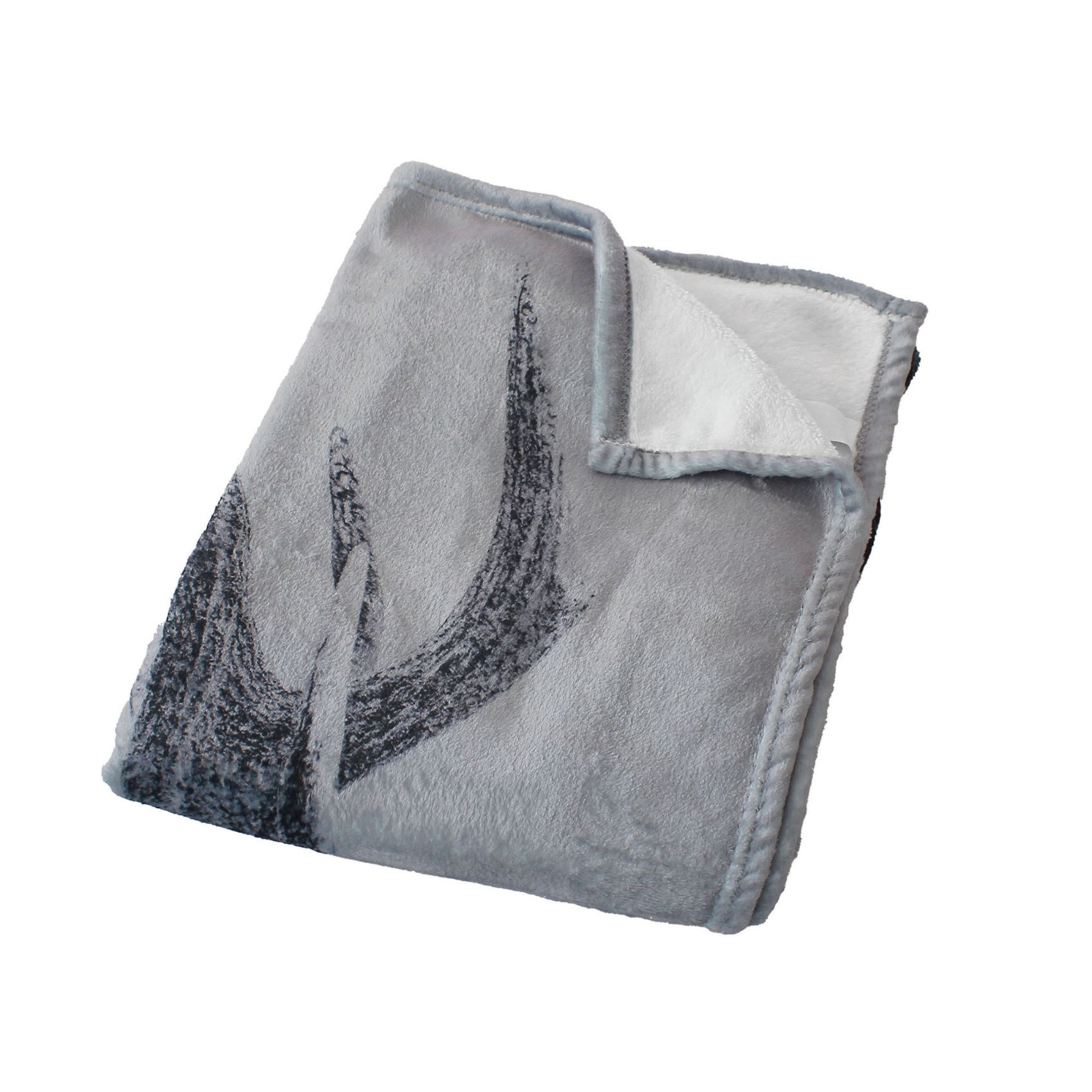 Plaid flanelle imprimé doux, HOME MAISON