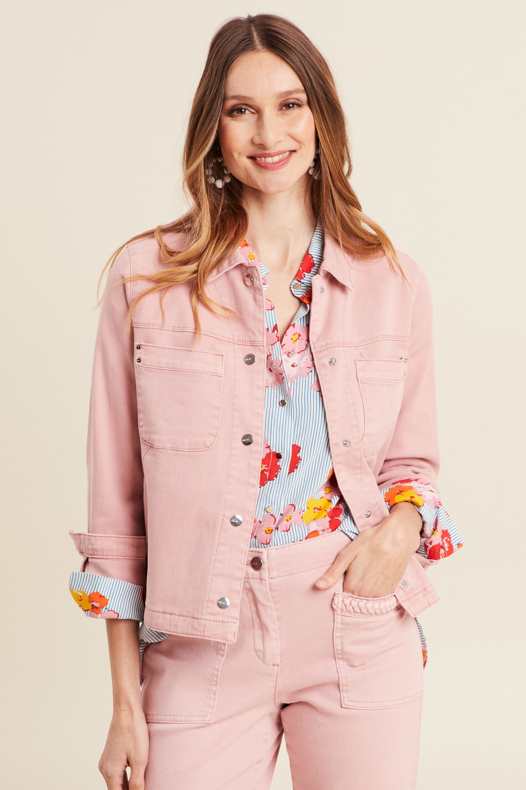 Veste boutonnée en jean, BREAL