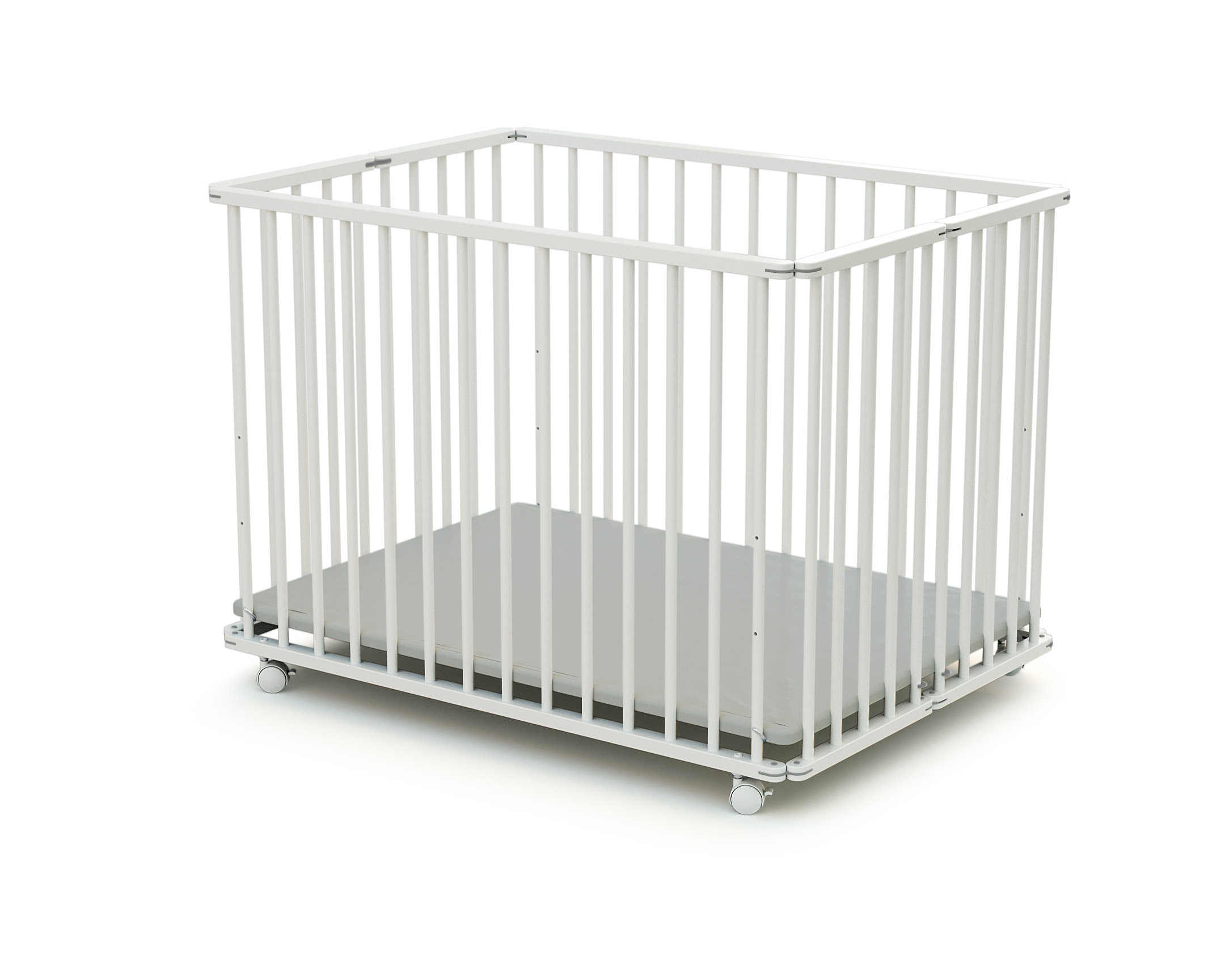 Parc bébé pliant en bois CALI, WEBABY