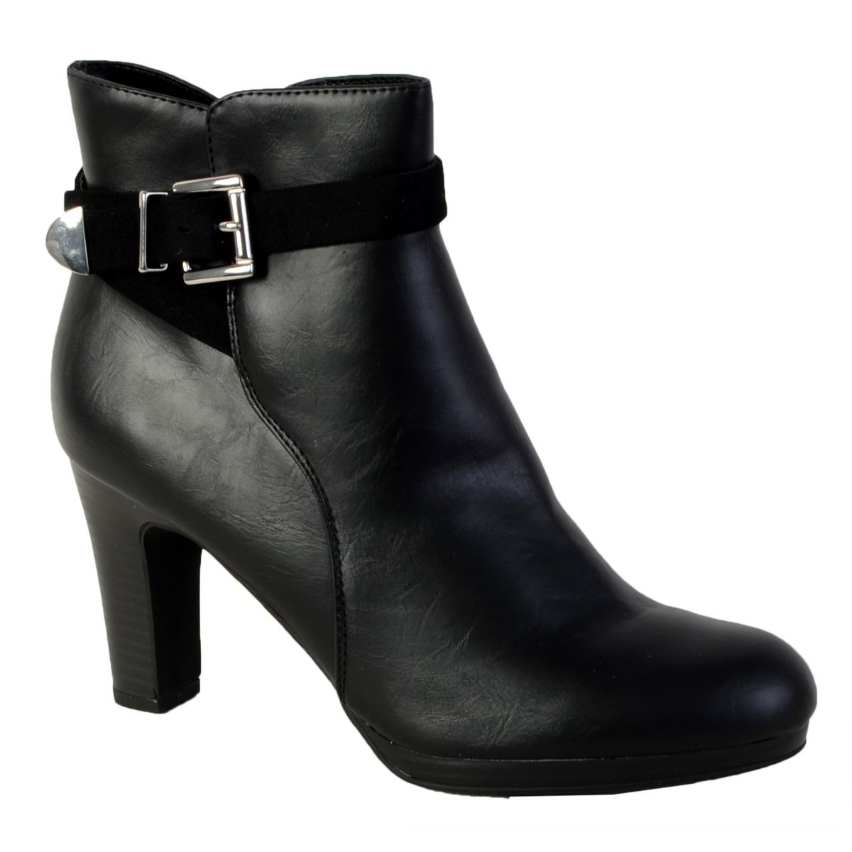Bottines cuir talon 2025 femme