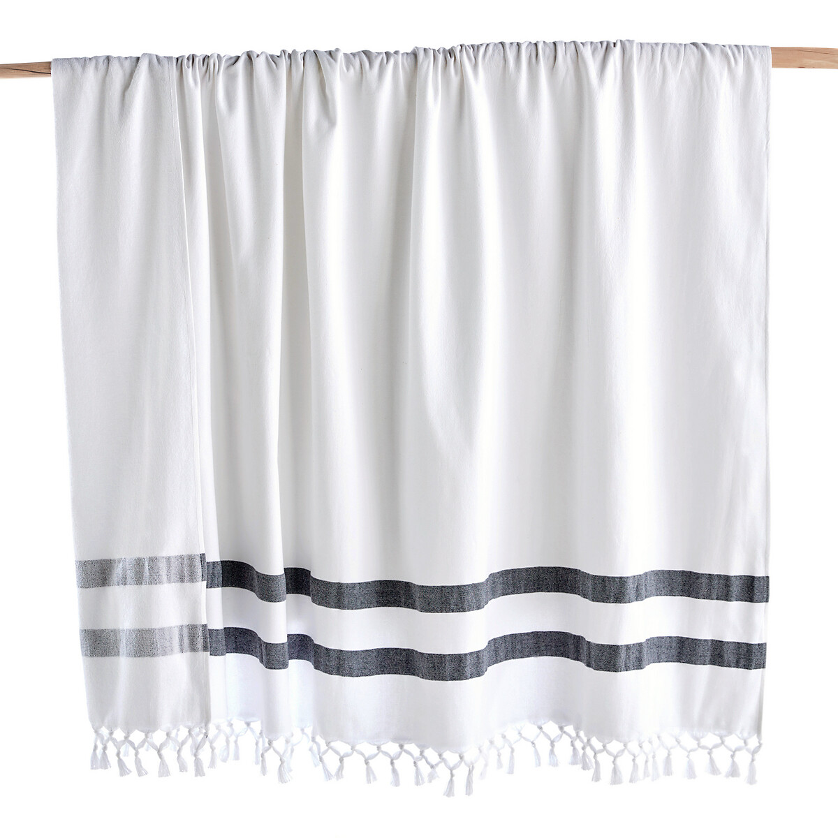 Product photograph of Antalya Organic Cotton Fouta With Terrycloth Back from La Redoute UK