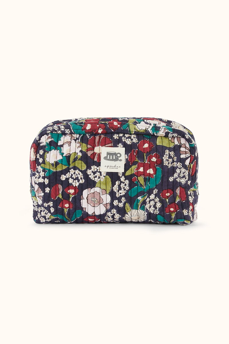 Neceser grande, estampado de flores, GAYANE, APACHES COLLECTIONS