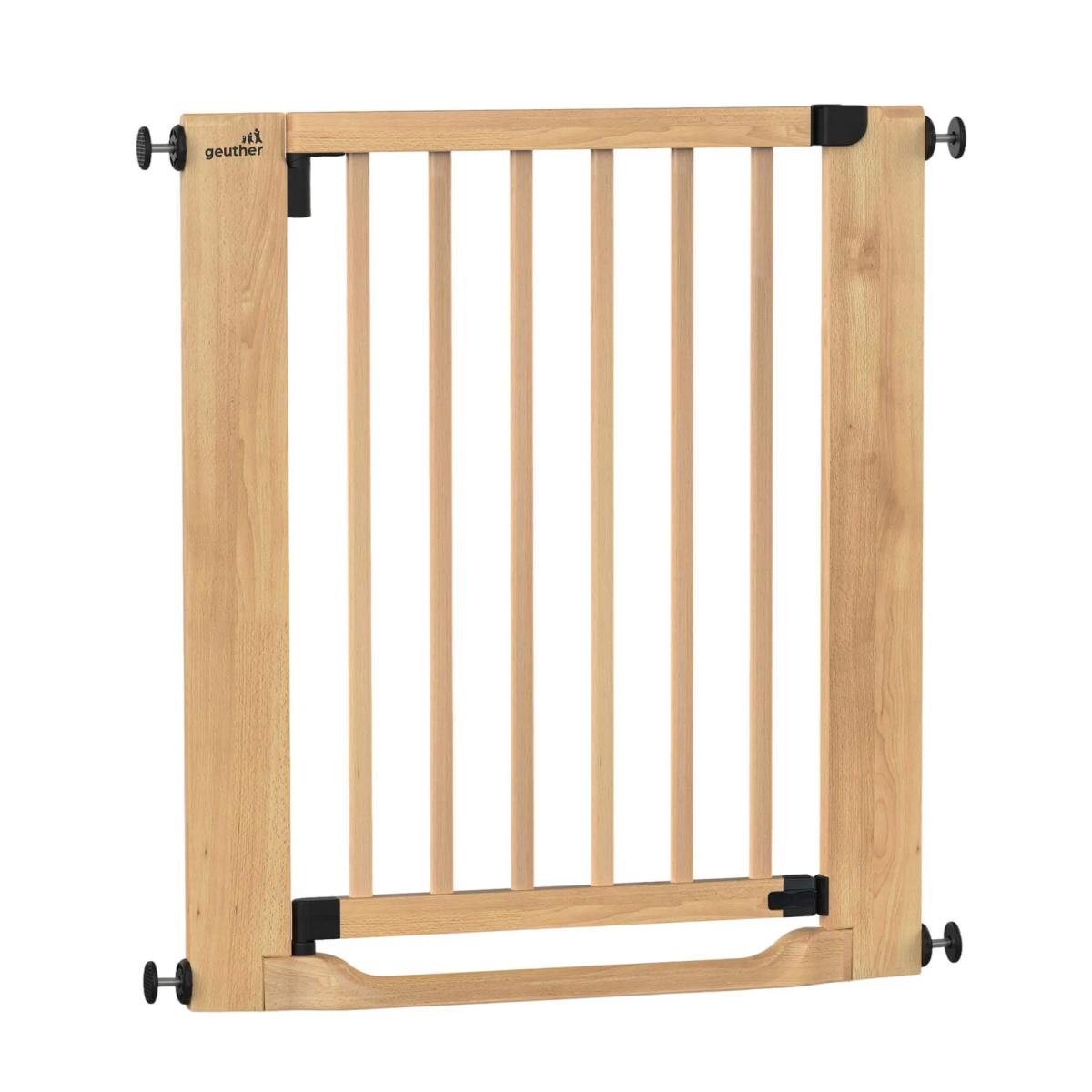 Barrière de sécurité Easylock FlatStep bois 71-79 cm - seuil plat, sans perçage, GEUTHER