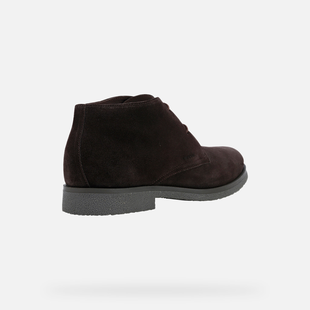 Derbies en cuir claudio brun fonce Geox La Redoute