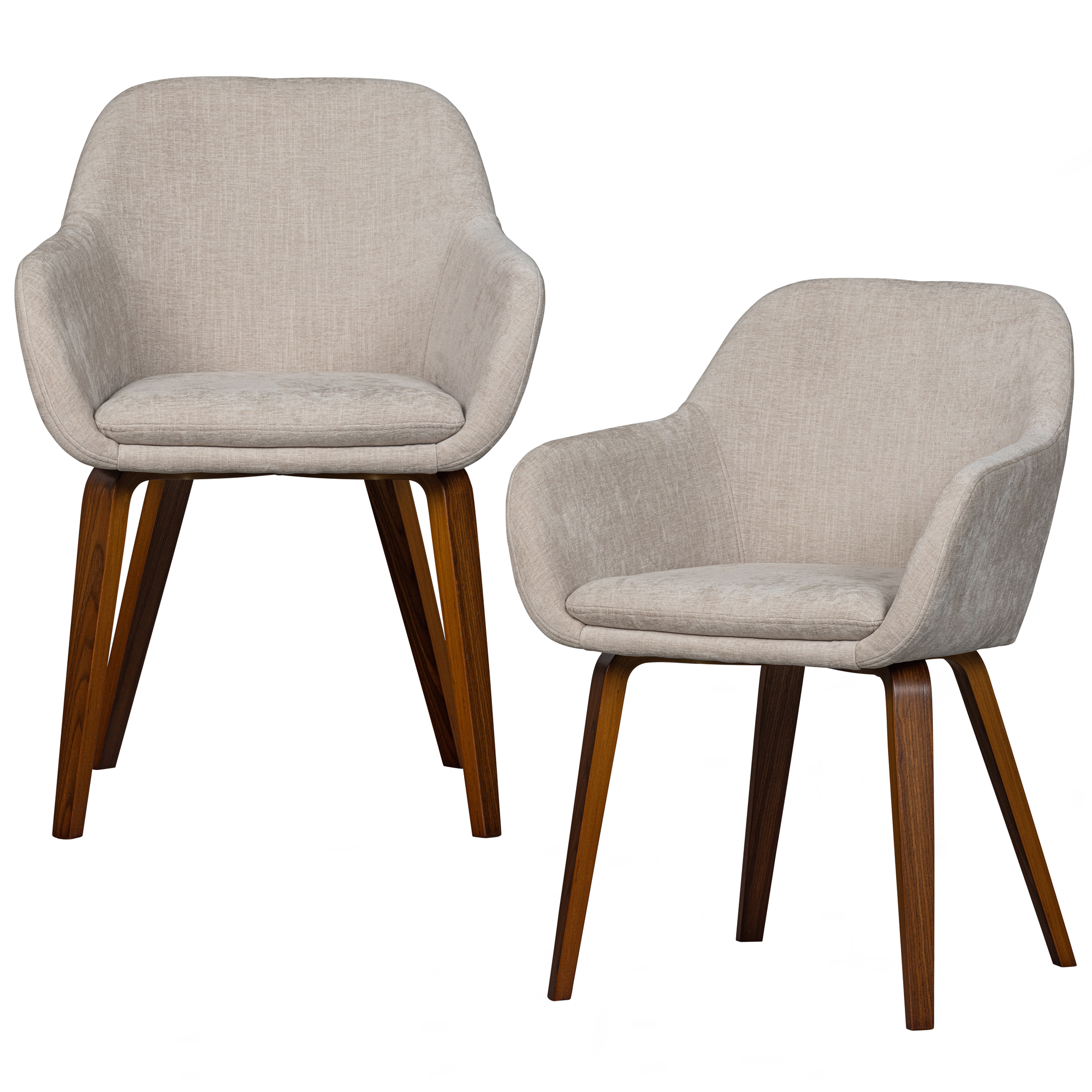 Chaises de table velours BASE, VTWONEN