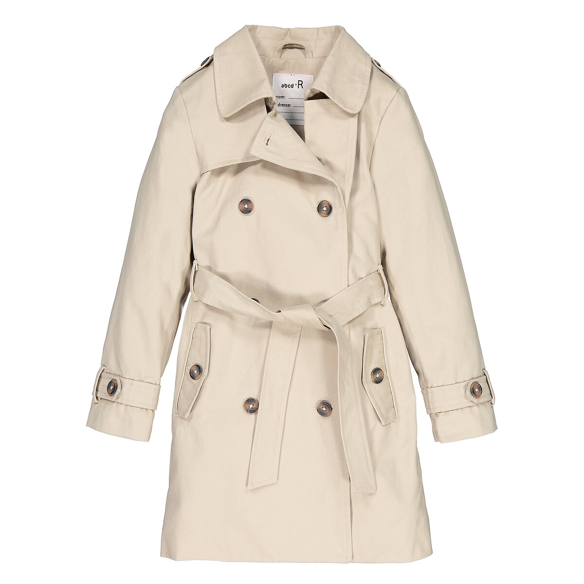Cotton Trench Coat 3 12 Years La, Baby Girl Trench Coat 3 6 Months