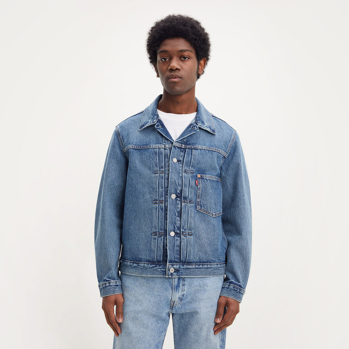 Trucker type i jacket in denim , medium indigo stonewash, Levi's | La  Redoute
