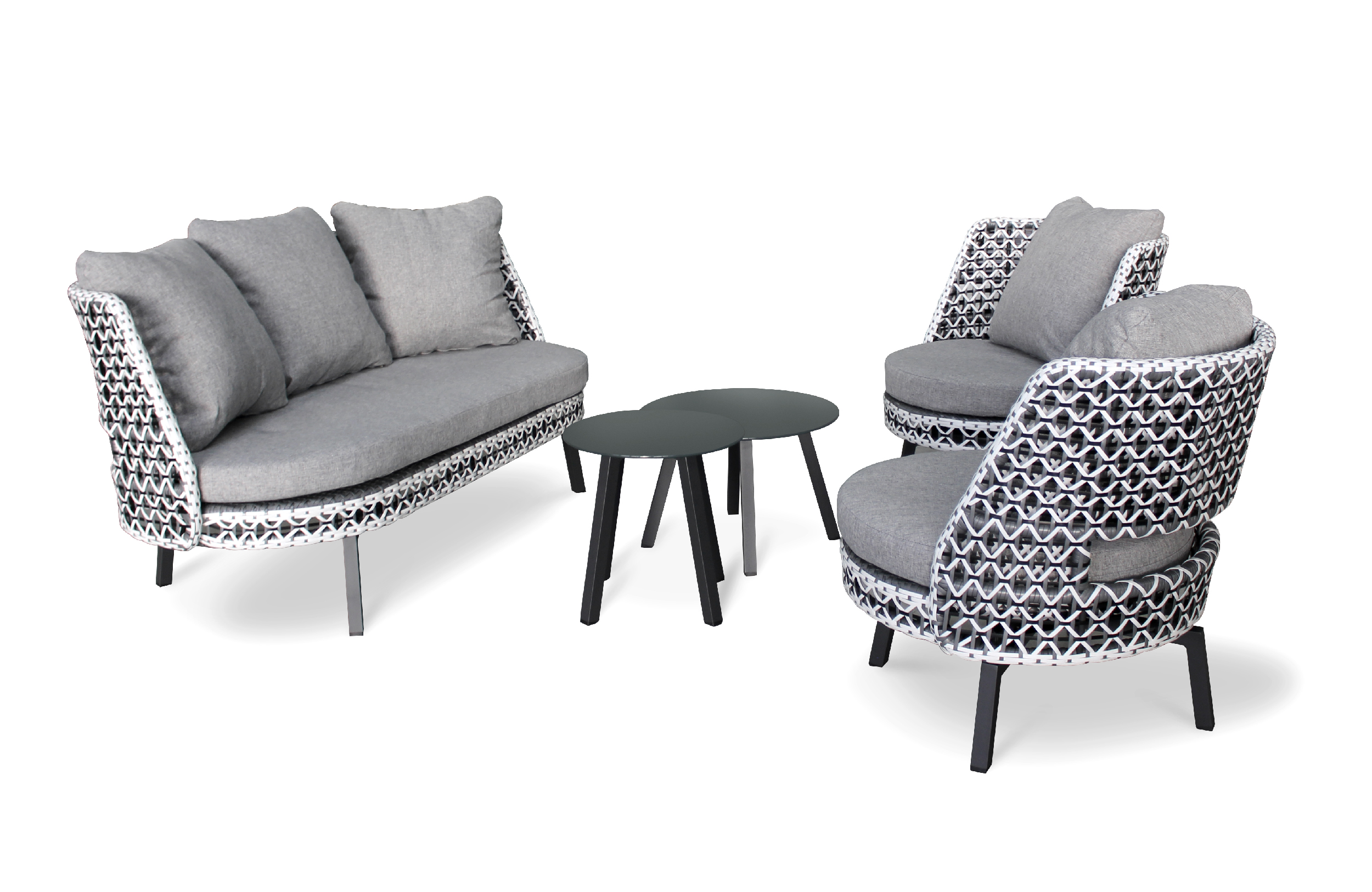 Salon de jardin en aluminium AGADIR, DCB GARDEN