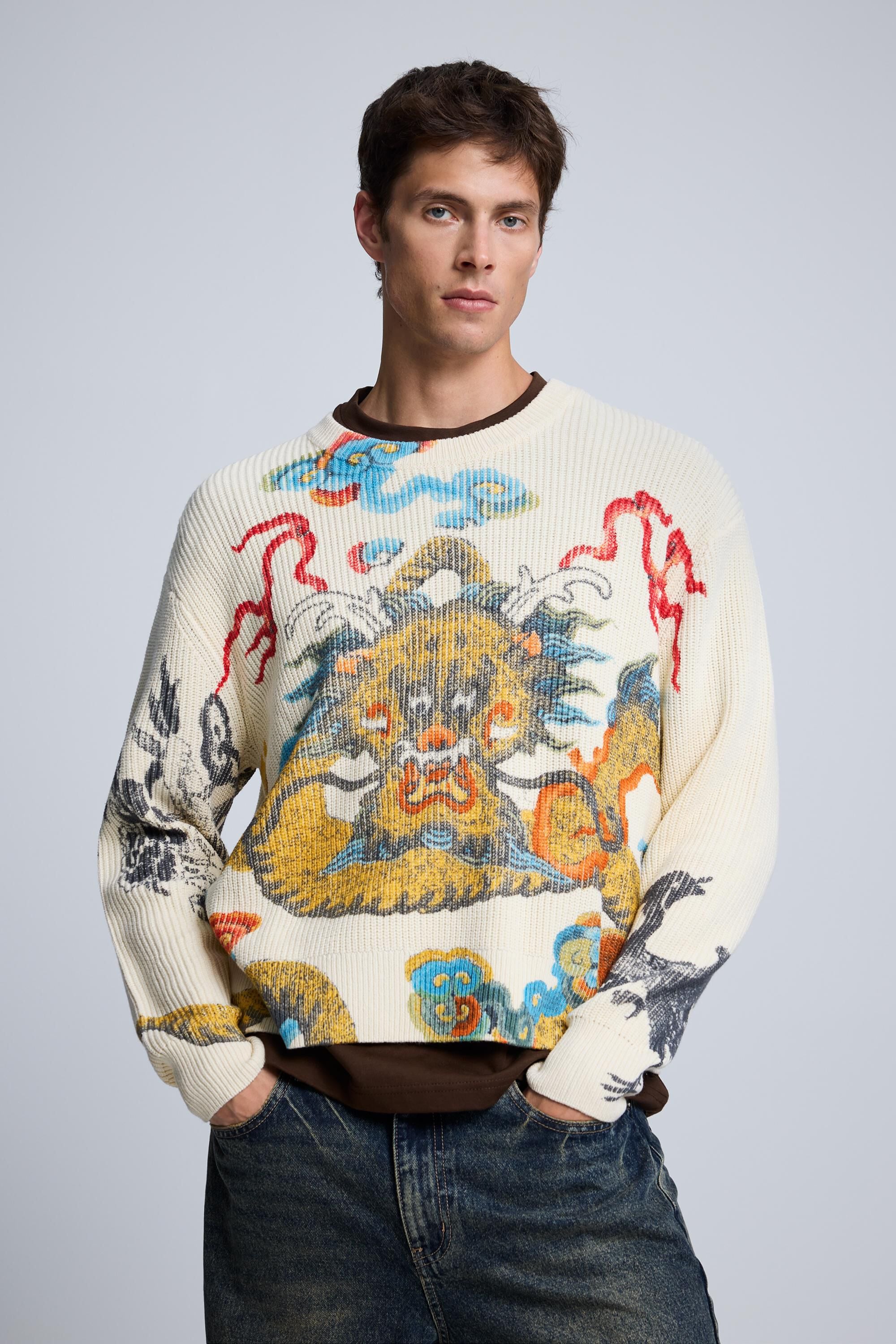 Pull imprimé Japon, DESIGUAL