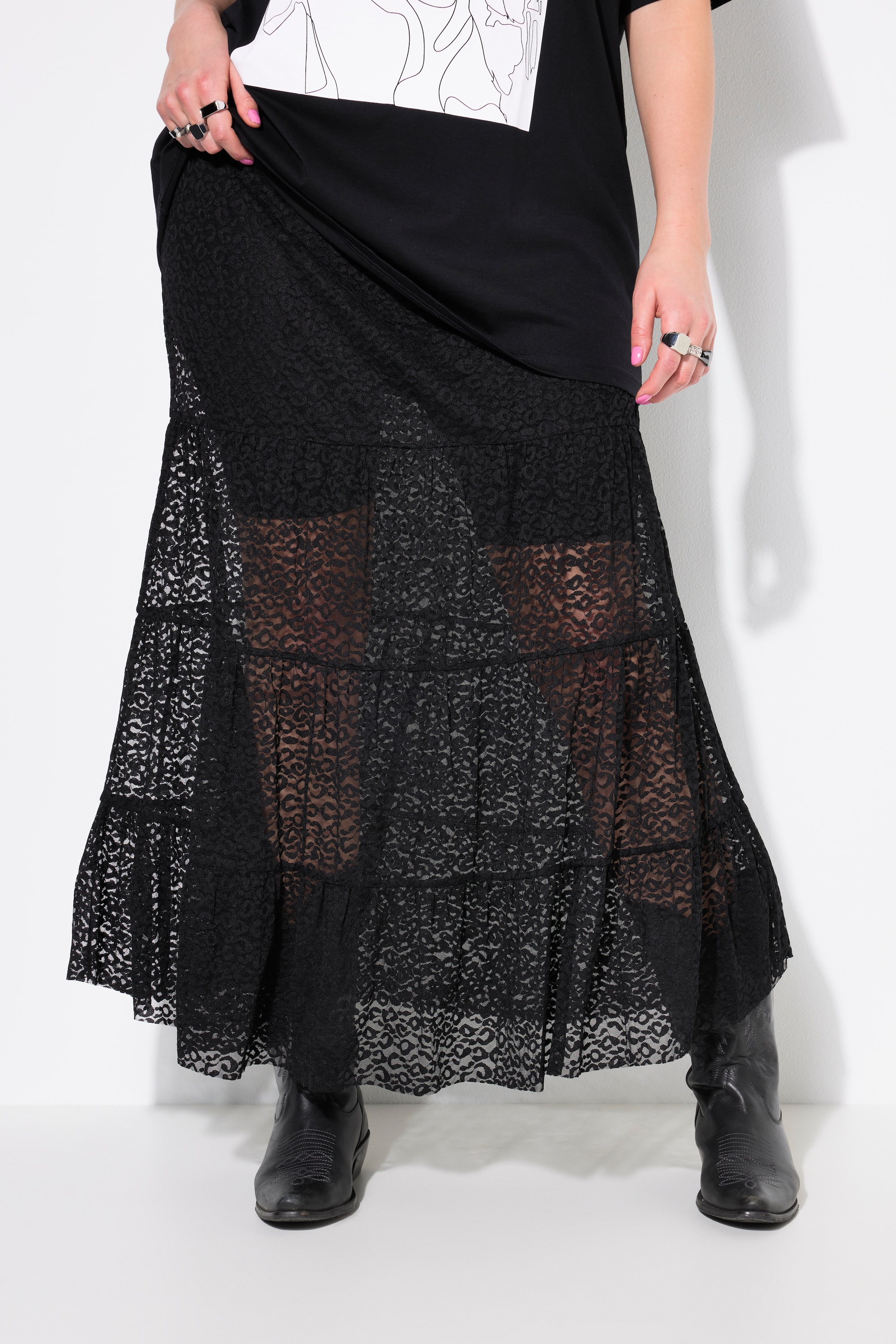 Jupe maxi en dentelle, STUDIO UNTOLD