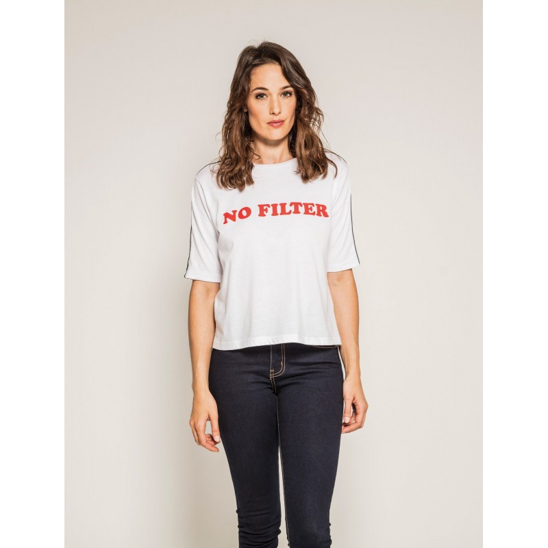 T-shirt Col Rond Faustine, DONA LISA