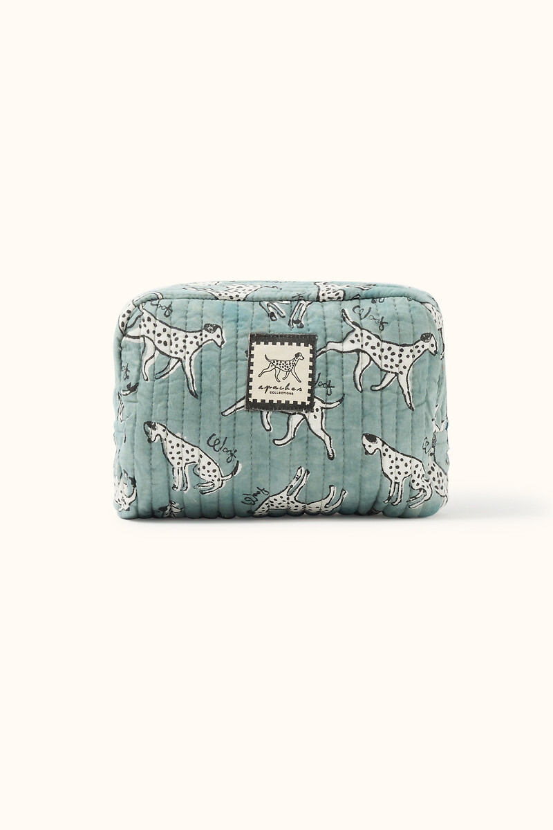 Gaya Printed Small Make-Up Bag, APACHES COLLECTIONS