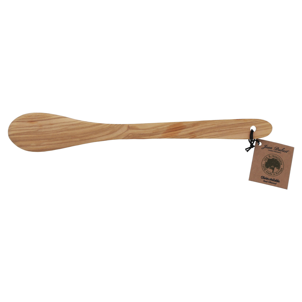 Spatule ronde en bois d'Olivier 30 cm, JEAN DUBOST