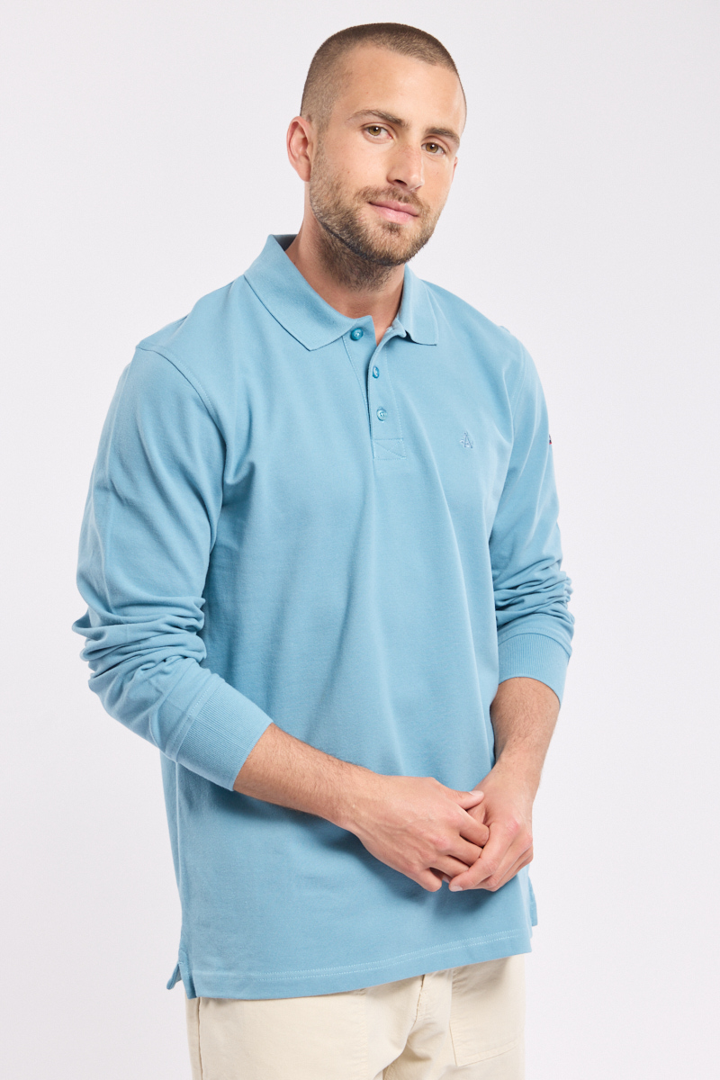 Polo manches longues - coton piqué, ARMOR-LUX