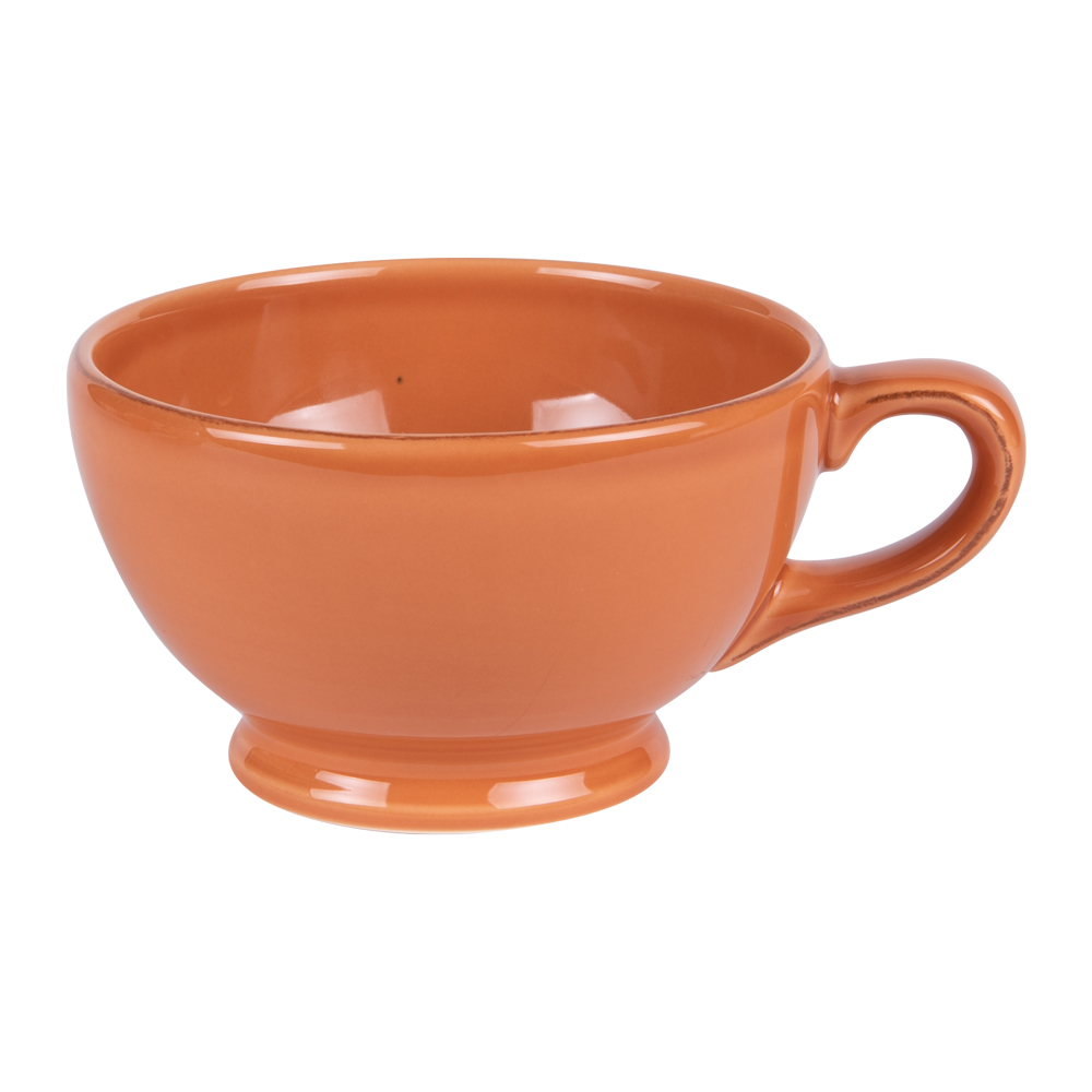 Déjeuner Jumbo patine 14,5 cm ocre, TABLE PASSION