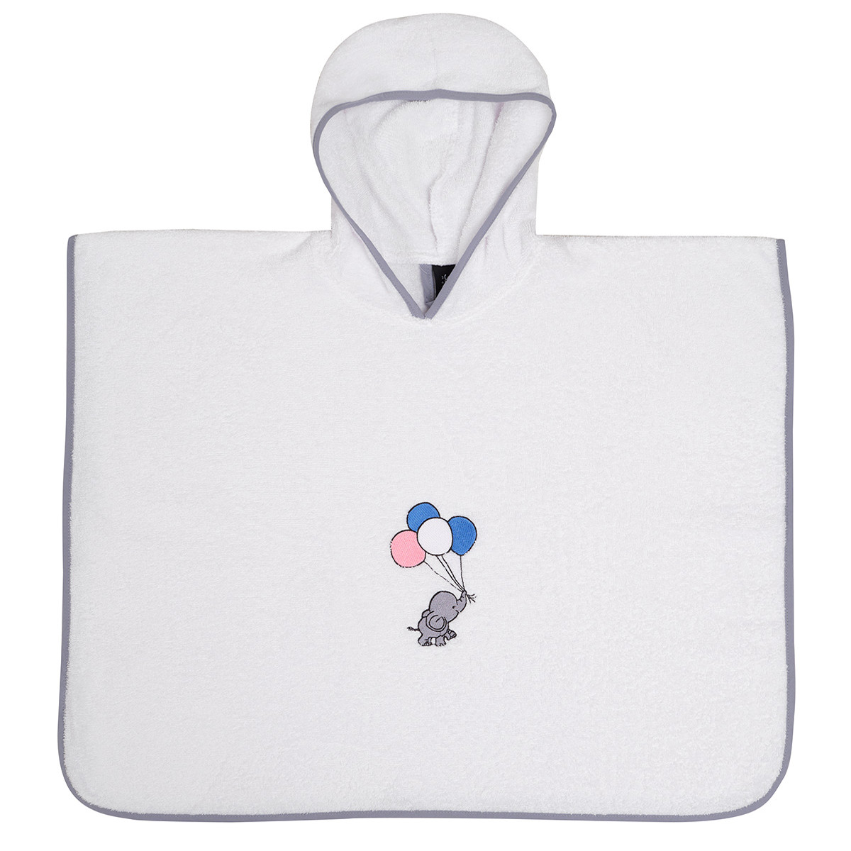 Poncho de bain enfant 4/8 ans SIDNEY L'ELEPHANT, SENSEI MAISON