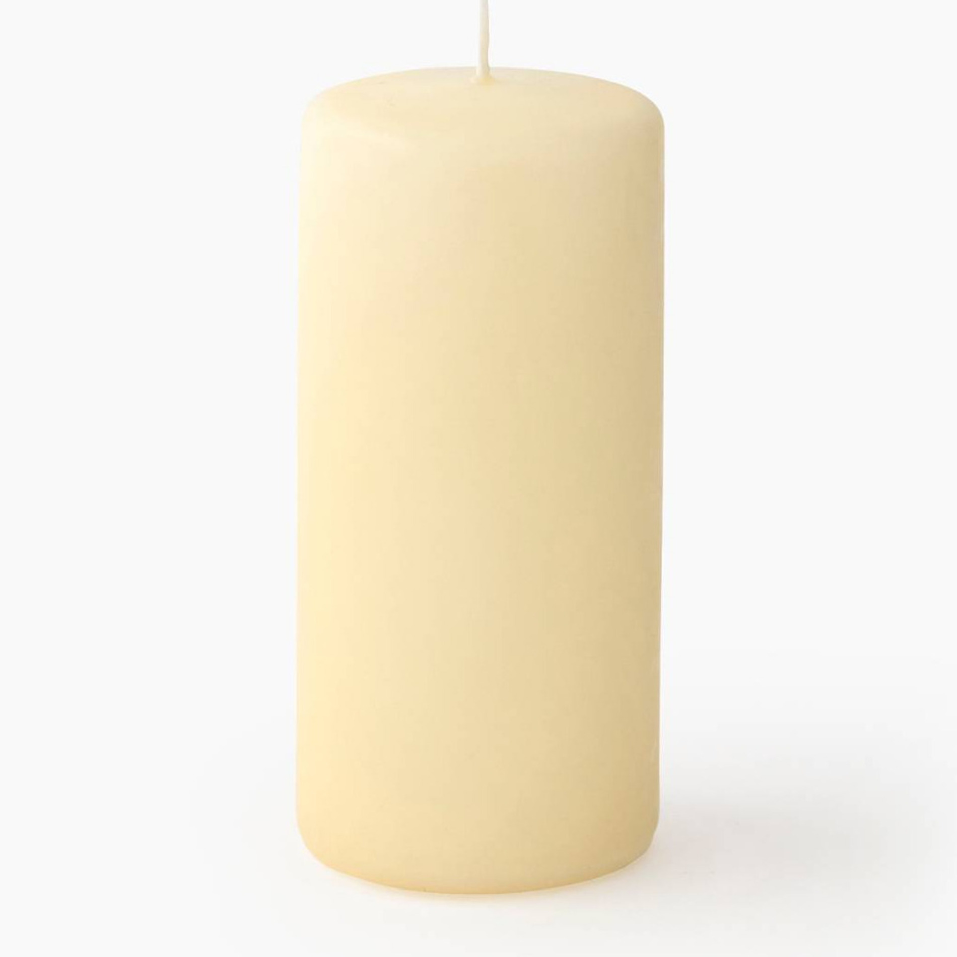 Bougie non parfumée, 6x13cm, MONOPRIX