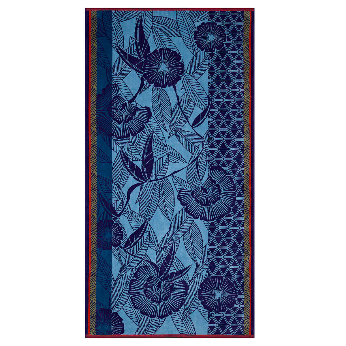 Serviette de plage 530 g/m², ORINOCO, LE JACQUARD FRANCAIS