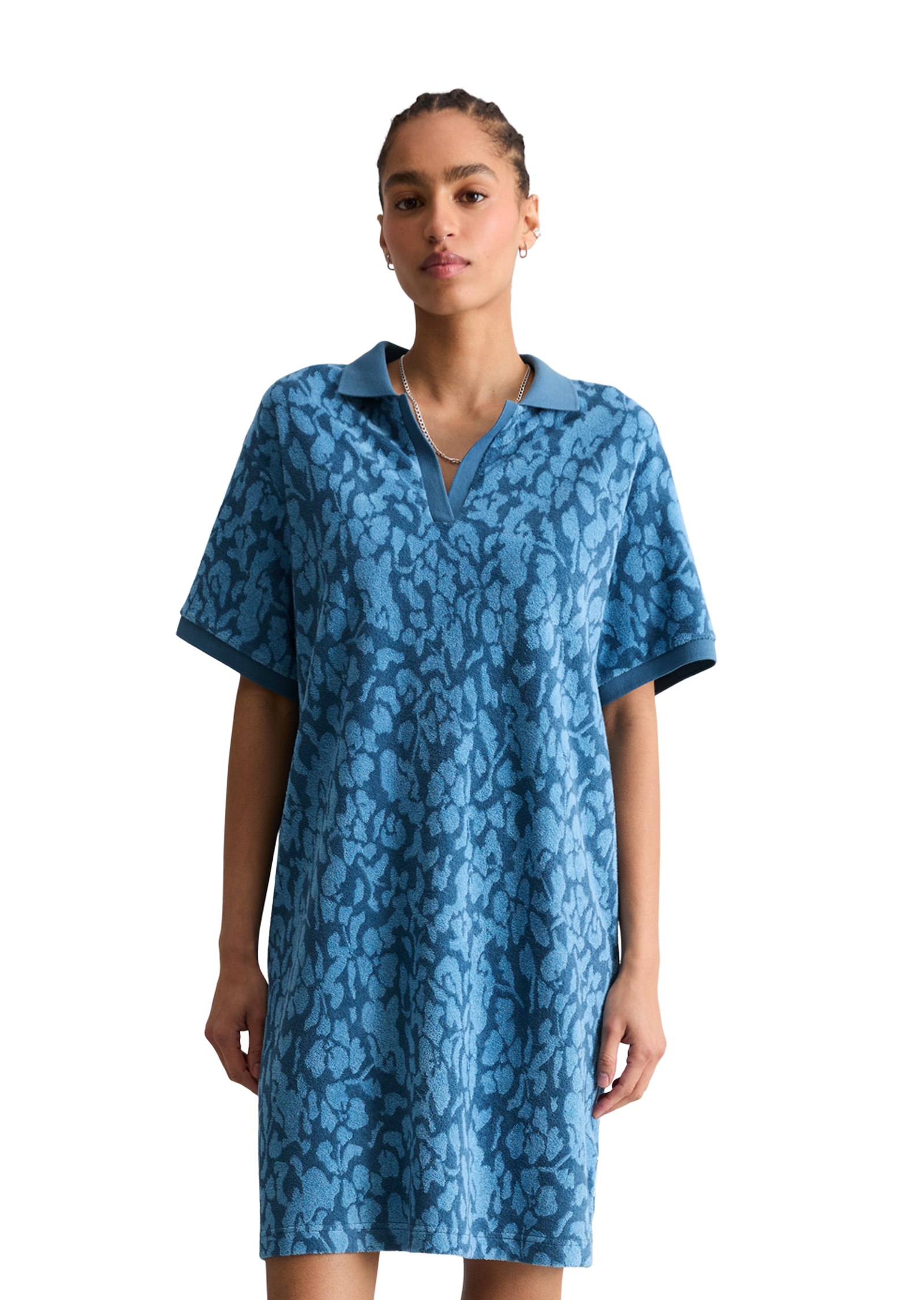 Robe en éponge regular en coton organique, MARC O’POLO DENIM