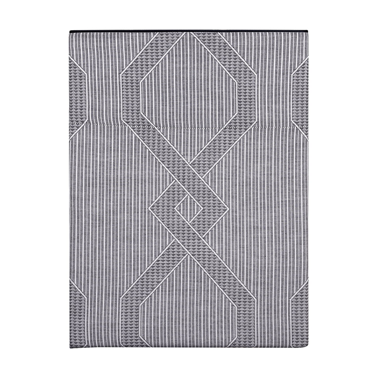 Drap plat imprimé en jacquard de coton bio, RIVOLI, ALEXANDRE TURPAULT
