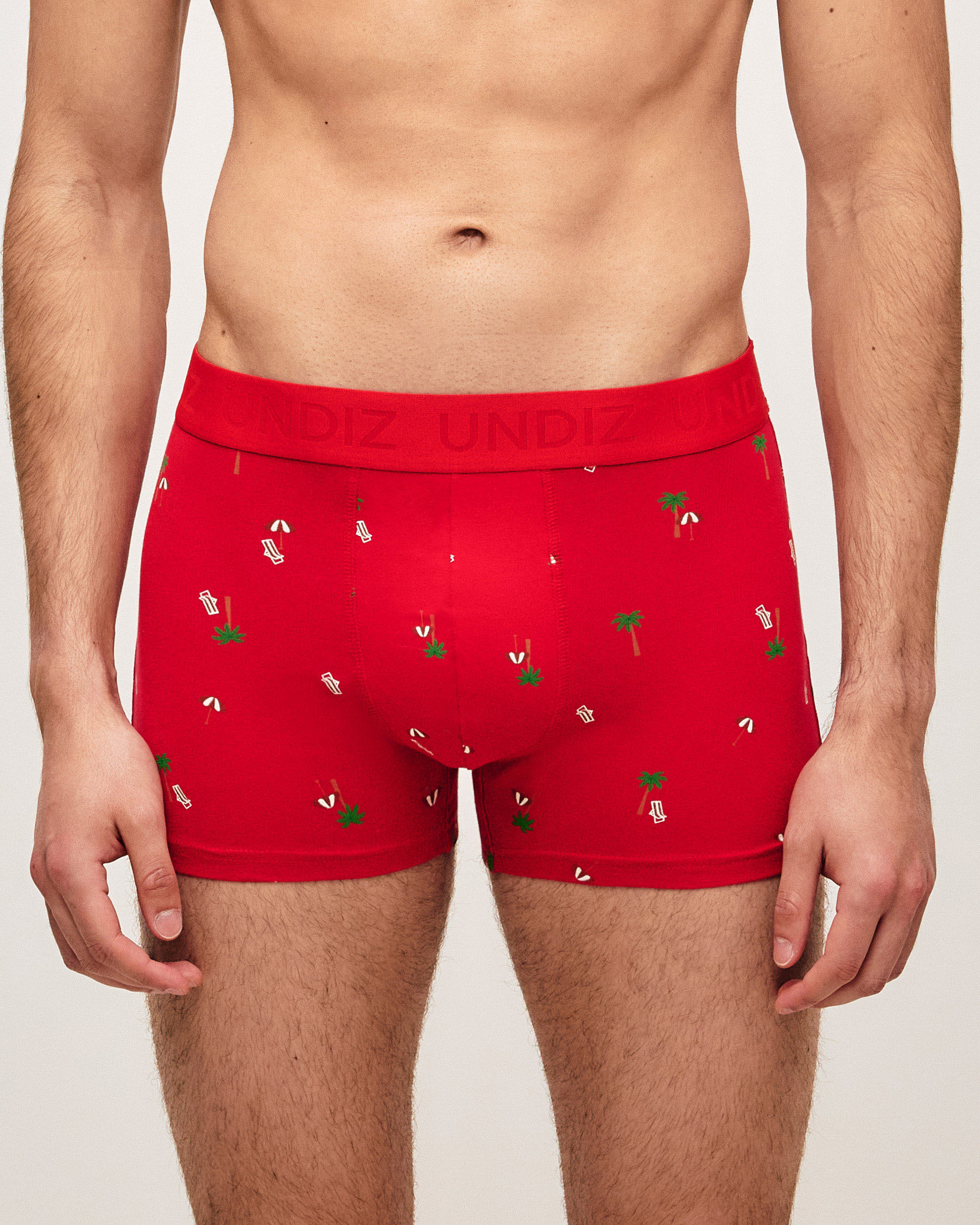 Boxer en coton motifs plage REPEATIZ PARAS, UNDIZ