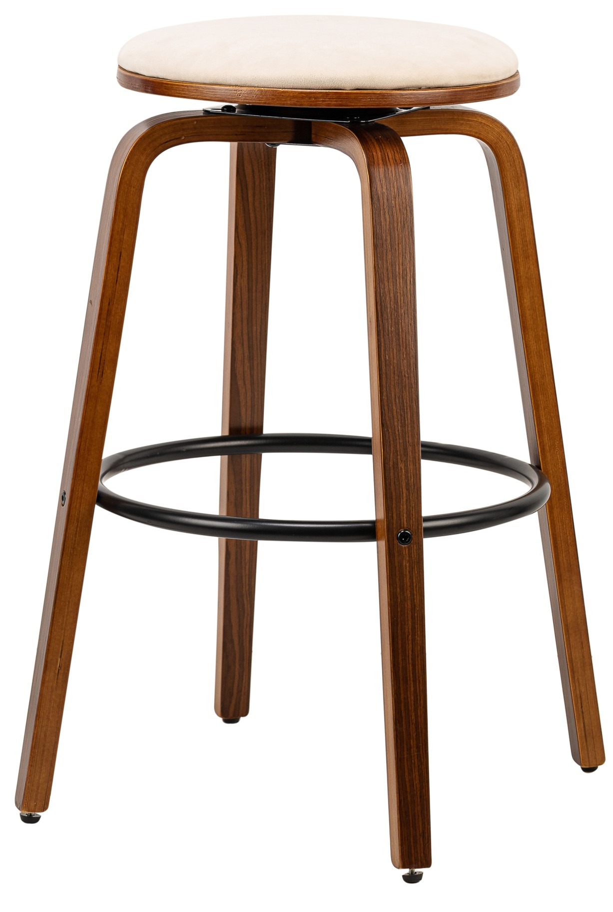 Lot de 2 tabourets de bar en bois, MORENO, NORDLYS