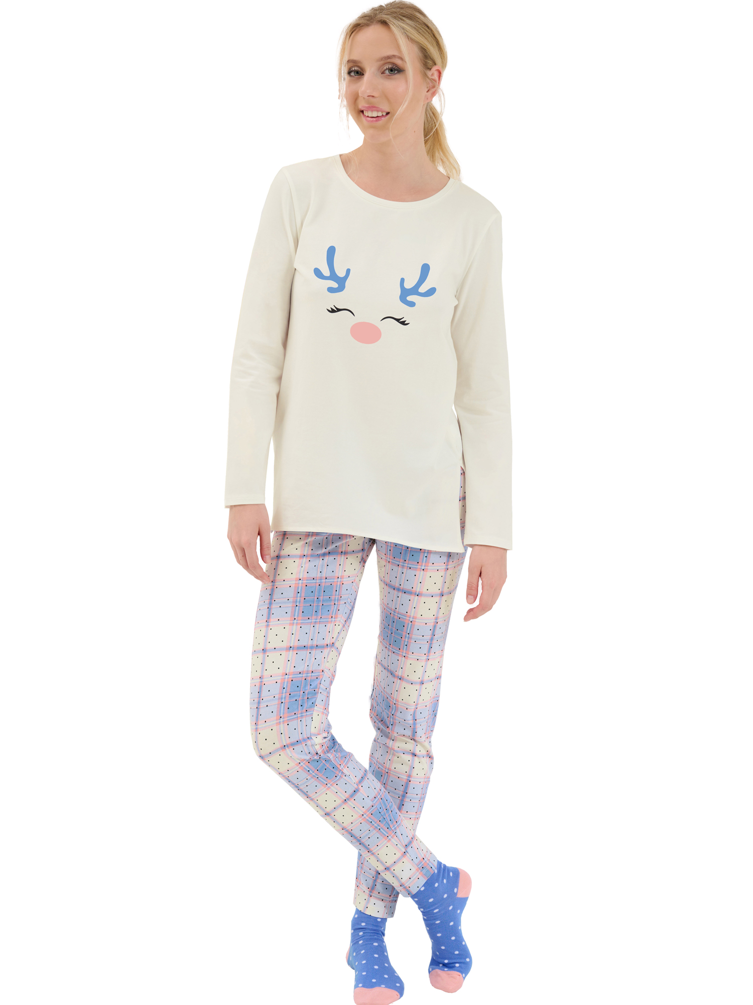 Pyjama leggings tunique manches longues Holiday, LISCA