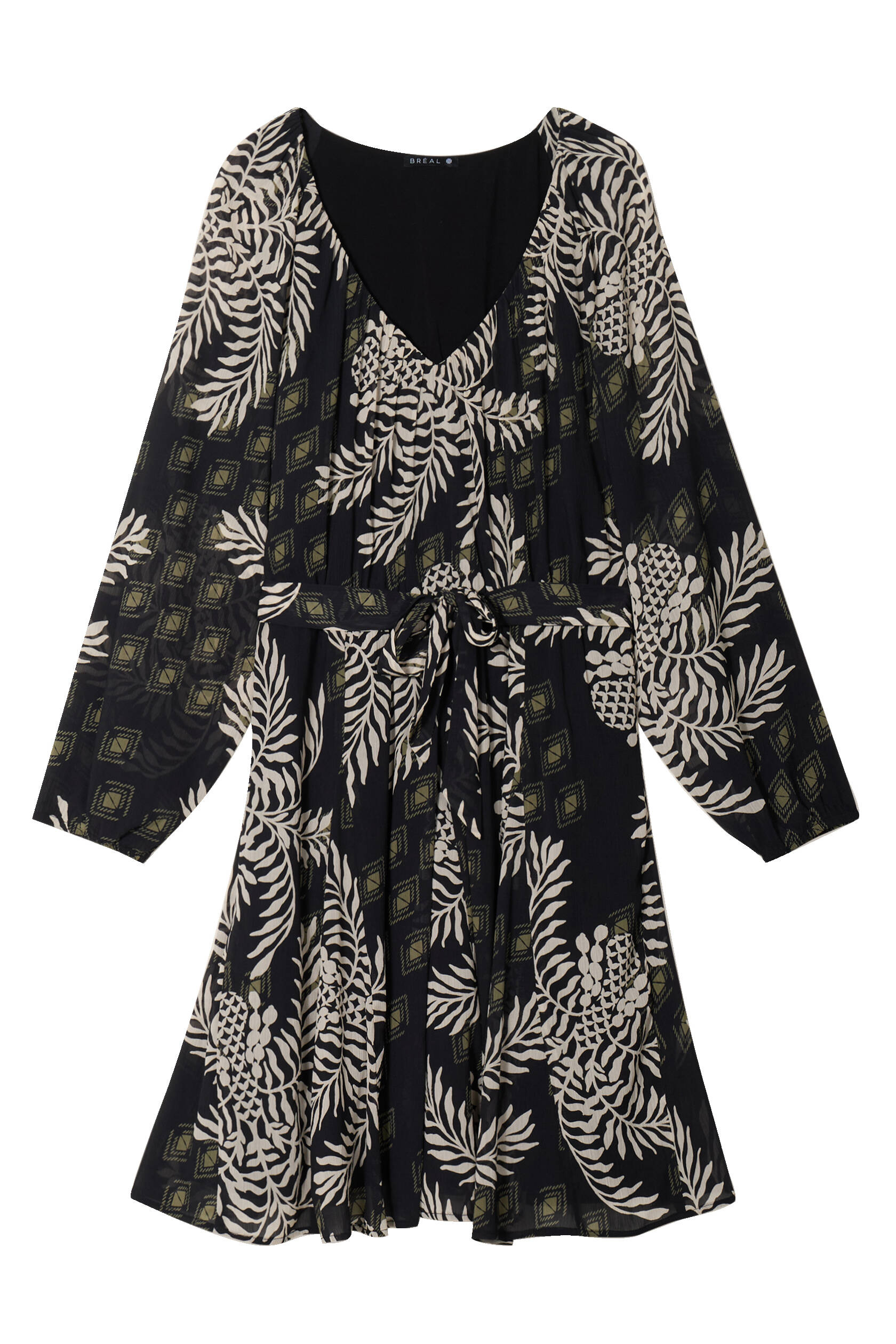 Robe D'hiver Noire BRÉAL - Taille 42 - Midi, Manches Courtes - Occasion Très Bon état