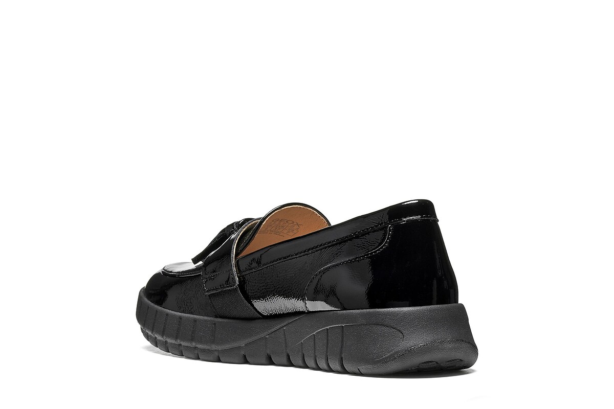 GEOX Mocasines de charol con cuña, FLEXTRIDE — photo 4