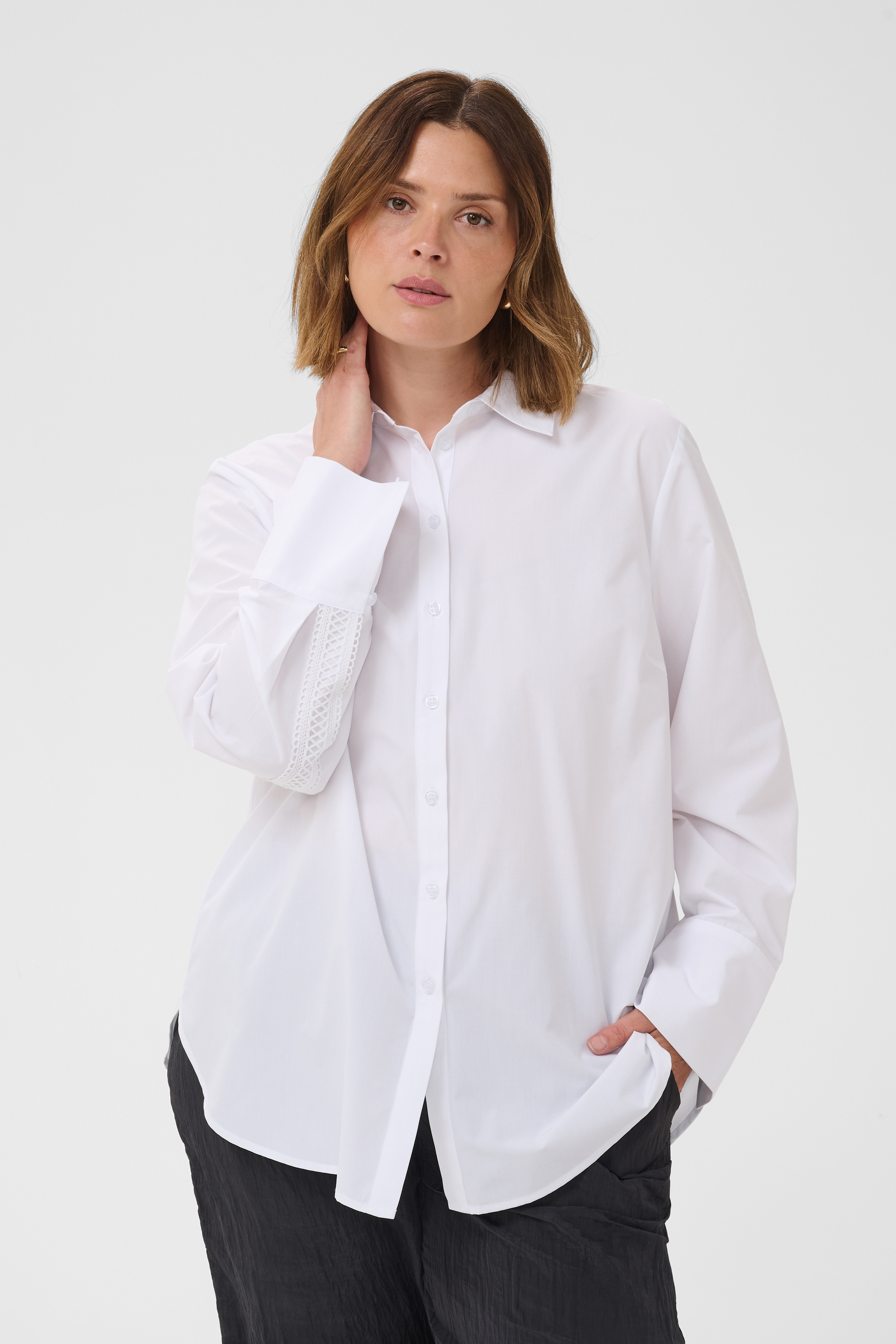 Chemise à manches longues, KAFFE CURVE